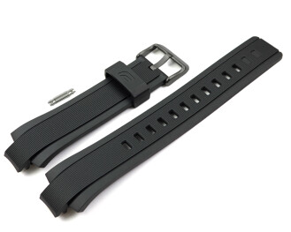 Casio Uhrenarmband EFS-S640PB-1AVU aus Resin schwarz anthrazit