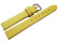 Uhrenarmband Leder Business gelb 8-22 mm