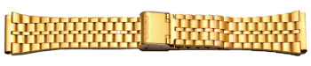 Uhrenarmband Casio für A159WGEA Metall, goldfarben