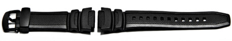 Uhrenarmband Casio für W-S200H, W-S210H, Kunststoff, schwarz
