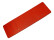 Unterlage für Uhrenarmbänder - echt Leder - rot - (max. 22mm)