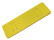 Unterlage für Uhrenarmbänder - echt Leder - gelb - (max. 22mm)