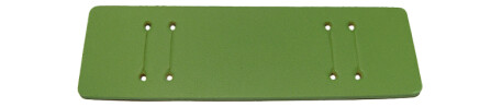 Unterlage für Uhrenarmbänder - echt Leder - grün - (max. 14mm)
